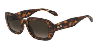 Moschino MOS199/S women Havana Rectangle Sunglasses