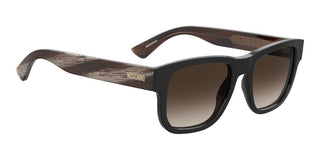 Moschino MOS202/S men Black Rectangle Sunglasses