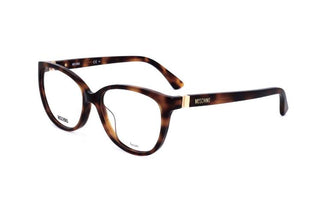 Moschino Mos559 Women Havana Geometric Eyeglasses