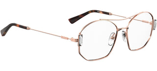 Moschino MOS563 women Rose gold Pilot Eyeglasses