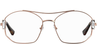 Moschino MOS563 women Rose gold Pilot Eyeglasses
