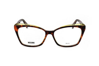 Moschino MOS569 women Havana Round Eyeglasses