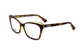 Moschino MOS569 women Havana Round Eyeglasses