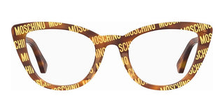 Moschino MOS624 women Havana Butterfly Eyeglasses