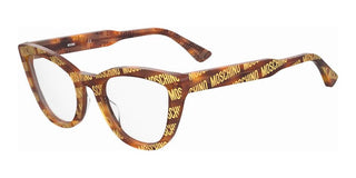 Moschino MOS624 women Havana Butterfly Eyeglasses