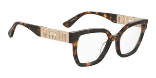Moschino Mos633 Women Havana Rectangle Eyeglasses