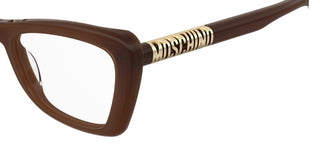 Moschino Mos649 Women Brown Butterfly Eyeglasses
