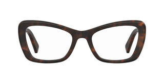 Moschino Mos649 Women Havana Butterfly Eyeglasses