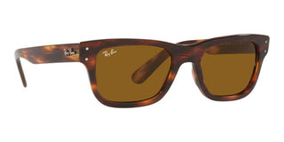 Ray-Ban MR BURBANK RB 2283 men Havana Squared Sunglasses