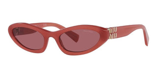 Miu Miu MU 09YS women Violet Geometric Sunglasses