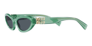 Miu Miu MU 09YS women Green Geometric Sunglasses