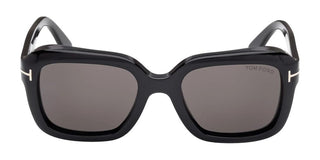 Tom Ford NATALIA-02 FT1283 unisex Black Squared Sunglasses