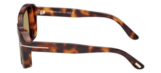 Tom Ford NATALIA-02 FT1283 unisex Havana Squared Sunglasses