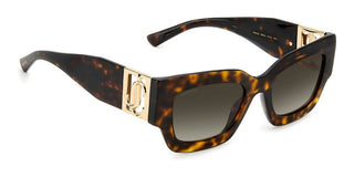 Jimmy Choo NENA/S women Havana Squared Sunglasses