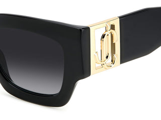 Jimmy Choo NENA/S women Black Squared Sunglasses