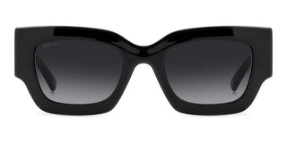 Jimmy Choo NENA/S women Black Squared Sunglasses
