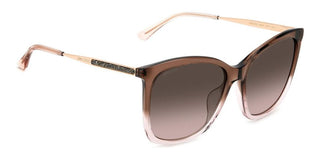 Jimmy Choo NEREA/G/S women Brown Squared Sunglasses