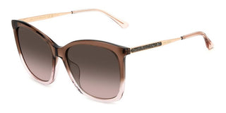 Jimmy Choo NEREA/G/S women Brown Squared Sunglasses