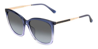 Jimmy Choo NEREA/G/S women Blue Squared Sunglasses