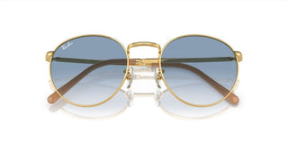 Ray-Ban NEW ROUND RB 3637 unisex Gold Round Sunglasses