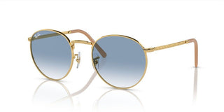 Ray-Ban NEW ROUND RB 3637 unisex Gold Round Sunglasses
