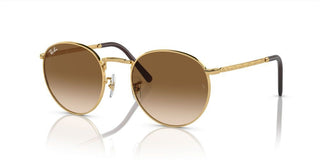 Ray-Ban NEW ROUND RB 3637 unisex Gold Round Sunglasses