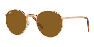 Ray-Ban NEW ROUND RB 3637 unisex Gold Round Sunglasses