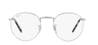 Ray-Ban NEW ROUND RX 3637V unisex Silver Round Eyeglasses