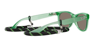 Ray-Ban NEW WAYFARER JUNIOR RJ 9052S unisex Green Squared Sunglasses