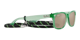Ray-Ban NEW WAYFARER JUNIOR RJ 9052S unisex Green Squared Sunglasses