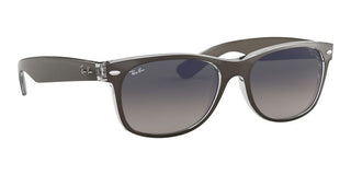 Ray-Ban NEW WAYFARER METAL EFFECT RB 2132 unisex Transparent Squared Sunglasses