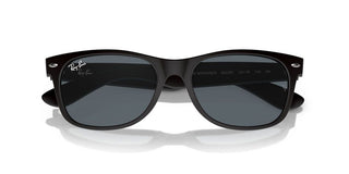 Ray-ban New Wayfarer Rb 2132 Unisex Black Squared Sunglasses