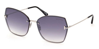 Tom Ford NICKIE-02 FT 1107 unisex Silver Butterfly Sunglasses
