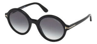 Tom Ford NICOLETTE-02 FT 0602 women Black Round Sunglasses