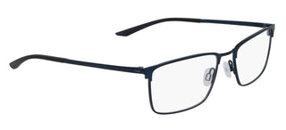 Nike NIKE 4307 N men Blue Rectangle Eyeglasses