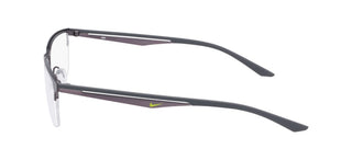 Nike NIKE 4313 men Ruthenium Rectangle Eyeglasses