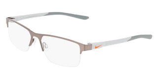Nike Nike 7018 Men Grey Rectangle Eyeglasses