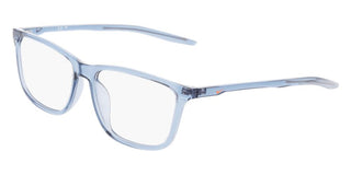 Nike Nike 7018 Men Blue Rectangle Eyeglasses