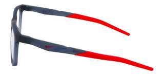 Nike 7056 N men Ruthenium Squared Eyeglasses