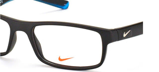 Nike Nike 7090 Men Black Geometric Eyeglasses