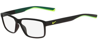 Nike NIKE 7092 men Black Geometric Eyeglasses