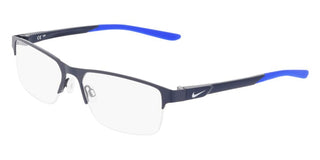 Nike Nike 8159 Men Blue Rectangle Eyeglasses