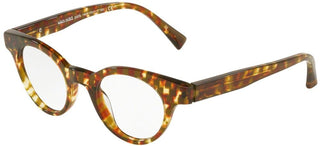 Alain Mikli NOE 0A03090 men Havana Round Eyeglasses