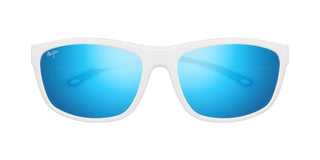 Maui Jim Nuu Landing Mj0869s Unisex White Sports Sunglasses