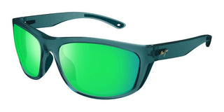 Maui Jim Nuu Landing Mj0869s Unisex Green Sports Sunglasses