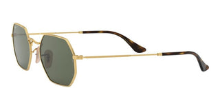 Ray-Ban OCTAGONAL RB 3556N unisex Gold Geometric Sunglasses