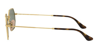Ray-Ban OCTAGONAL RB 3556N unisex Gold Geometric Sunglasses