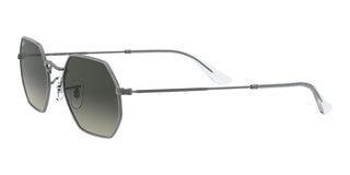 Ray-Ban OCTAGONAL RB 3556N unisex Ruthenium Geometric Sunglasses