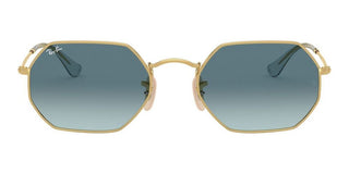 Ray-Ban OCTAGONAL RB 3556N unisex Gold Geometric Sunglasses
