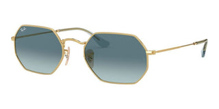 Ray-Ban OCTAGONAL RB 3556N unisex Gold Geometric Sunglasses